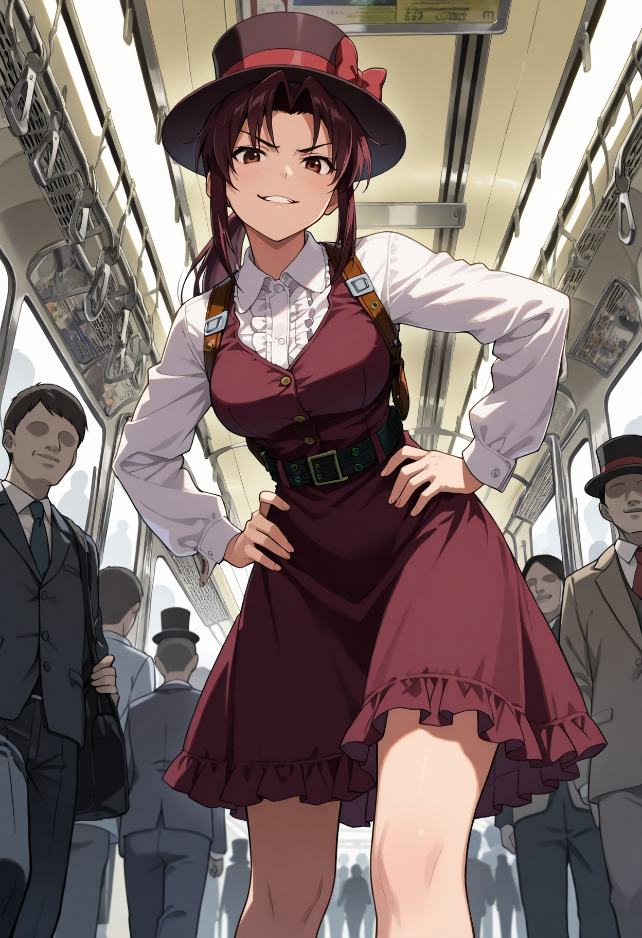 (black lagoon) revy - kodona - train - hands on hips_01589.png